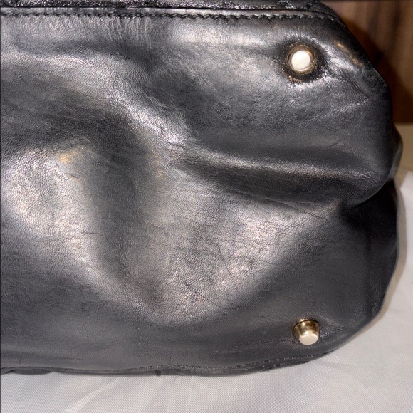 Furla Carmen Black Quilted Shoulder Bag with Scarf. - Picture 10 of 16